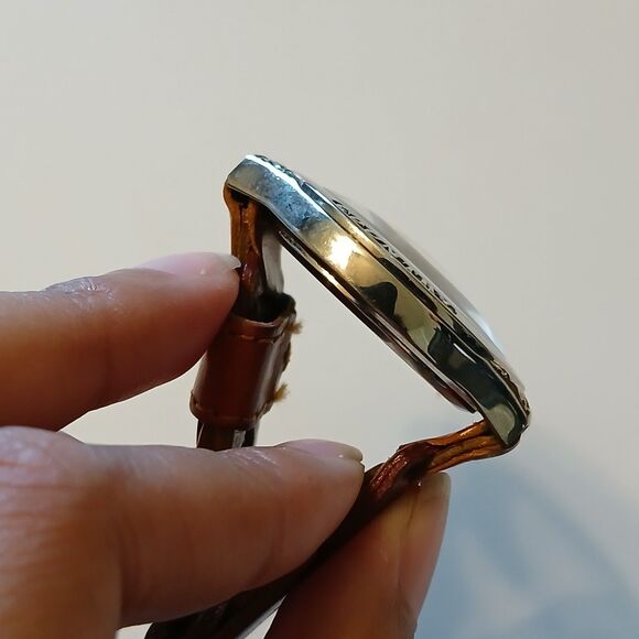 Vintage 90's Old West Cowboy Country by Dejuno Western Style Watch Japan Movt WR - Picture 9 of 16